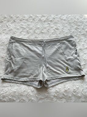Vintage USNA Naval Academy Shorts Womens 3XL (Tag L) Gray Navy Ram Champion 90s